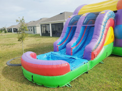 Ferris Wheel 7 in 1 Wet & Dry Bounce House with Double Slide