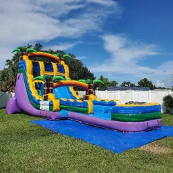 temp img 0 jpeg 190142708 20ft. Goombay Splash Double Lane Water Slide with XL Pool