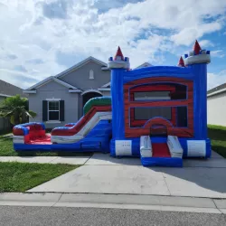 temp img 2 jpeg 362490070 Baja Blast 4 in 1 Wet & Dry Bounce House with Slide