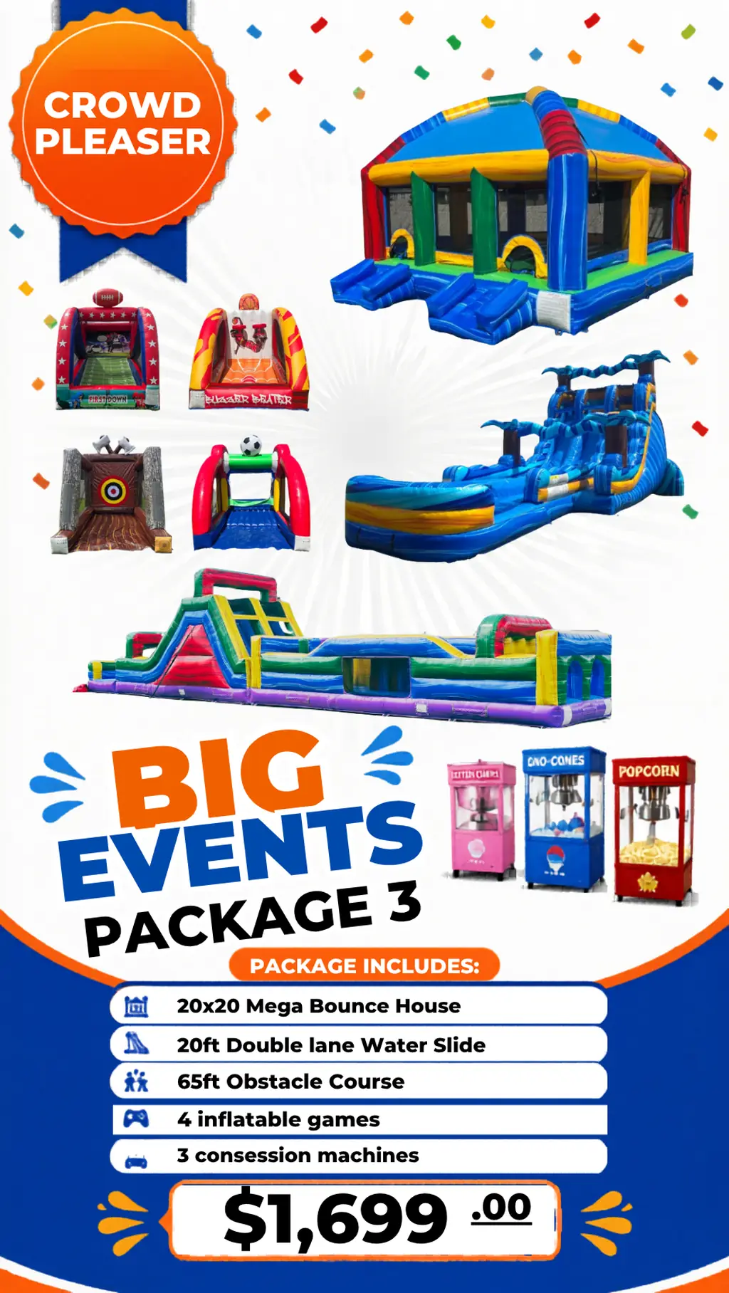 big events package 3 Party Packages